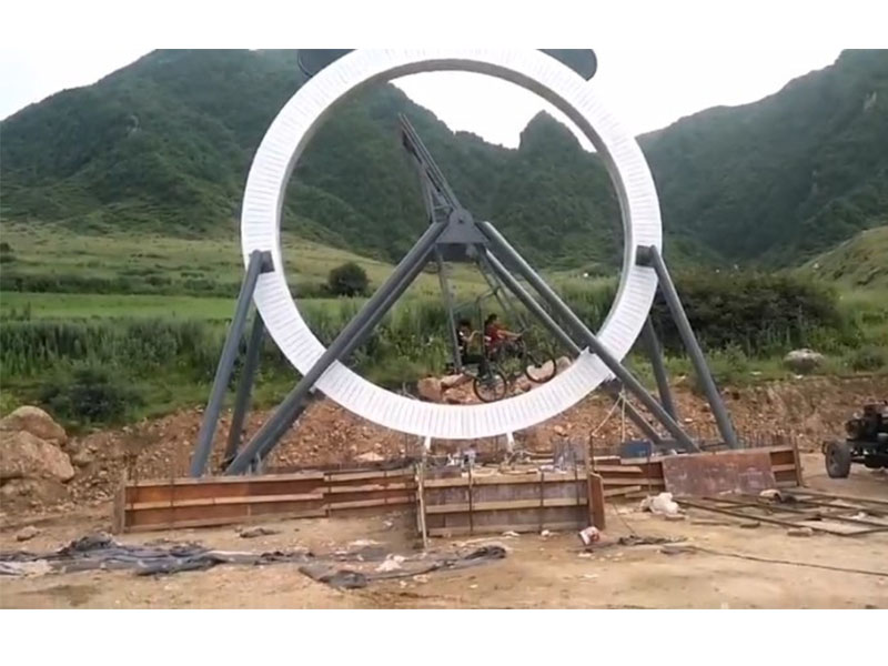 360°旋轉(zhuǎn)自行車